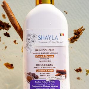 SHAYLA _ SOINS DOUCHE HYDROLAT DE CANNELLE _ NOIX LLUSCADE_ BELGE _.jpg