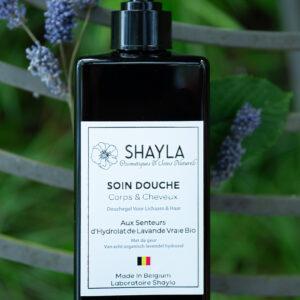 bain douche - gel douche naturelle - hydrolat cannelle et noix muscade - fabrication belge- shayla laboratoire.jpg