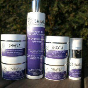 kit cosmetique shayla naturel - belge - peau seche et mature