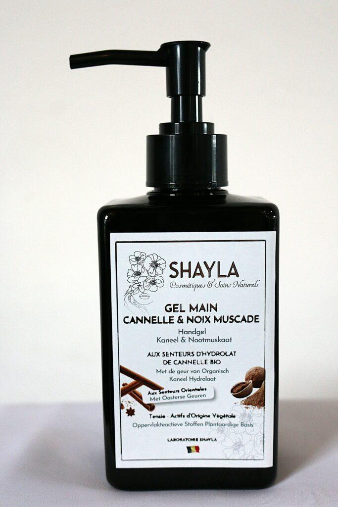 Gel mains à l'Hydrolat de Cannelle Bio & HE Noix de Muscade Bio